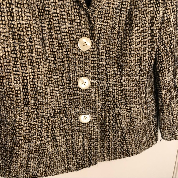 Lafayette 148 Tweed Patterned Jacket sz 6 Blazer textured like new - Picture 4 of 12